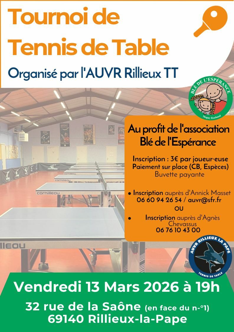 TOURNOI SOLIDAIRE - Blé de l'Espérance
