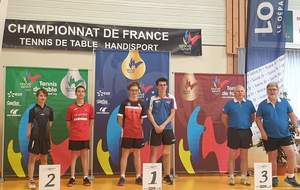 Julien champion de France en doubles handisport