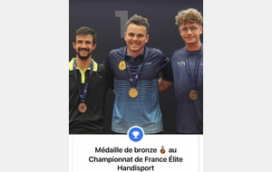 Julien en bronze à l'Open 