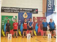 Julien champion de France en doubles handisport