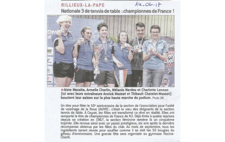 Championnes de France N3