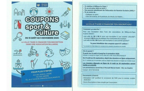 Coupons sport pour les Rilliards