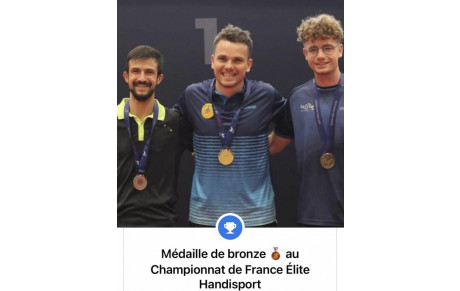 Julien en bronze à l'Open 