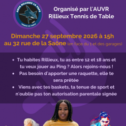 Tournoi pour les jeunes filles non licenciées - 27 septembre à 15h
